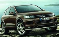 Защита днища передняя VW Touareg (7P) 2010-2015 матовый алюминий