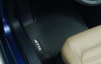 Коврики в салон VW Jetta VI 2011-н.в. текстильные Premium передние и задние черные