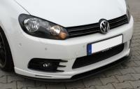 Сплиттер переднего бампера VW Golf VI GTI для штатного бампера в стиле Carbon-Optik