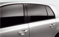 Декоративные накладки средних стоек VW Golf VI 4-х дверных в стиле Carbon-Optik
