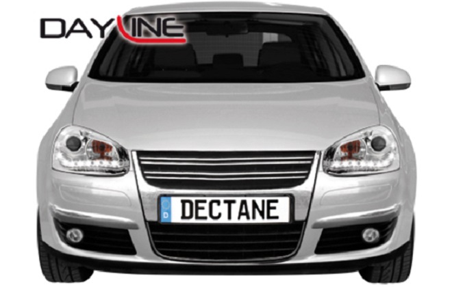 Передняя оптика VW Golf V, Jetta V 2006-2010 хром