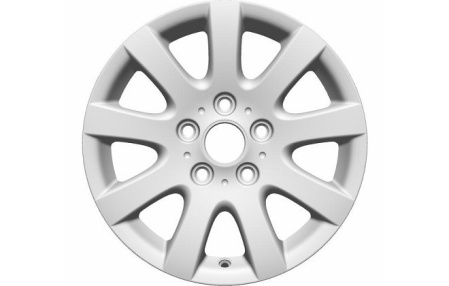 Диск литой R15 VAG дизайн Misano Brillantsilber для VW Golf V, Golf V GTI, Golf VI, Golf VI GTI, Golf Plus 2005-2008, Golf Plus 2009-н.в., Jetta V 2006-2010, Jetta VI 2011-н.в.