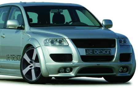 Комплект передней оптики VW Touareg (7L) 2003-2006 в бампер передний Je Design