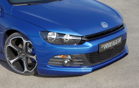 Сплиттер накладки переднего бампера VW Scirocco 2008-2014