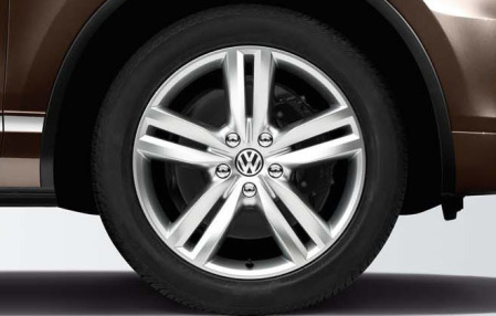 Диск литой R20 VAG дизайн Pikes Peak Brillantchrom для VW Touareg (7P) 2010-н.в.