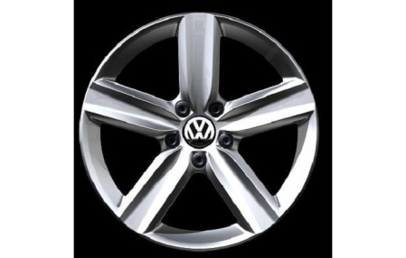 Диск литой R17 VAG дизайн Girona Brillantsilber для VW Golf V, Golf V GTI, Golf VI, Golf VI GTI, Golf Plus 2005-2008, Golf Plus 2009-н.в., Jetta V 2006-2010, Jetta VI 2011-н.в.