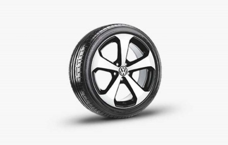 Диск литой R18 VAG дизайн Thunder II Schwarz для VW CC 2012-н.в., Passat CC 2008-2011, Scirocco