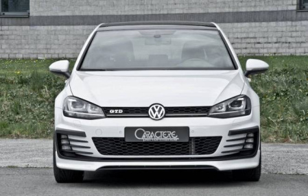Накладка на бампер передний VW Golf VII GTI