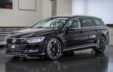 Накладка на бампер передний VW Passat (B8) 2015-н.в. (накладка)
