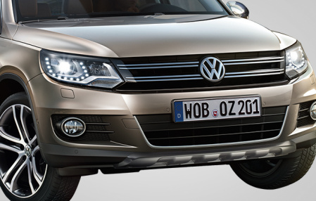 Защита днища передняя и задняя VW Tiguan (5N) 2011-2016
