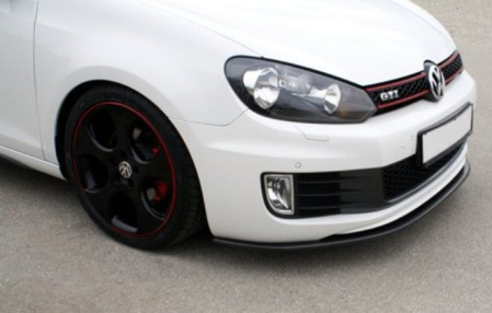 Сплиттер переднего бампера VW Golf VI, Golf VI GTI для бампера Kerscher в стиле Carbon-Optik