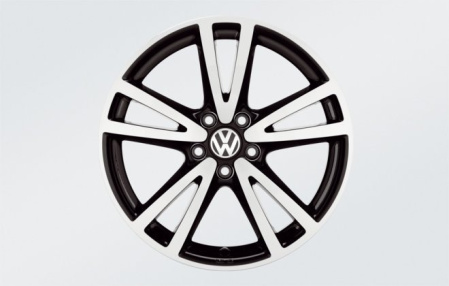 Диск литой R18 VAG дизайн Vision Schwarz glanzgedreht для VW Golf V, Golf V GT, Golf V GTI, Golf V Variant, Golf VI, Golf VI GTI, Golf VI Variant, Golf Plus 2005-2008, Golf Plus 2009-н.в., Jetta V 2006-2010, Jetta VI 2011-н.в.
