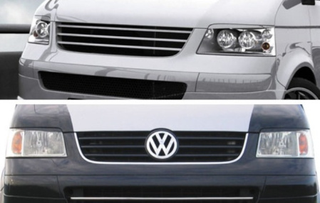Реснички на фары VW Multivan (T5) 2003-2009
