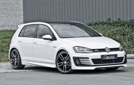 Комплект обвеса VW Golf VII GTI от компании Caractere в комплекте с глушителем