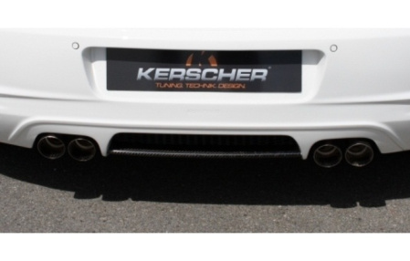Диффузор заднего бампера VW Golf VI, Golf VI GTI для бампера Kerscher в стиле Carbon-Optik