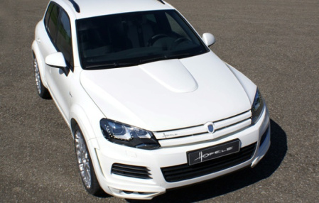 Накладка на капот VW Touareg (7P) 2010-2015
