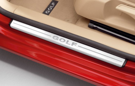 Накладки на пороги VW Golf V Variant, Golf VI Variant с надписью Golf