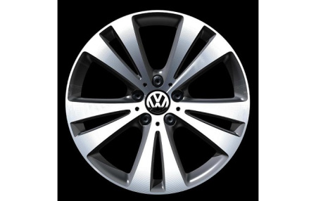 Диск литой R18 VAG дизайн Chicago черный-блестящий для VW CC 2012-н.в., Passat CC 2008-2011