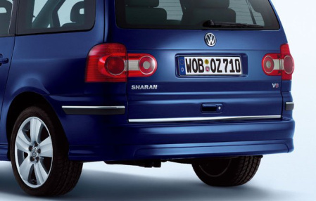 Накладка на крышку багажника VW Sharan 2001-2010 хромированная