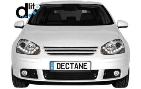 Передняя оптика VW Golf V, Jetta V 2006-2010 с дневными ходовыми огнями, хромированный корпус, для автомобилей с оригинальным ксеноном