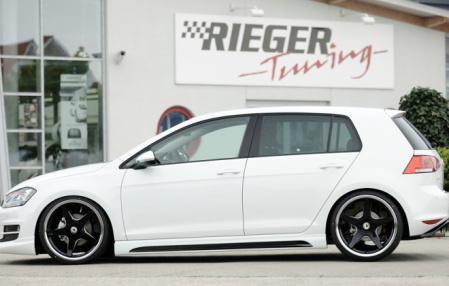 Комплект обвеса VW Golf VII от компании Rieger в стиле Carbon-Optik