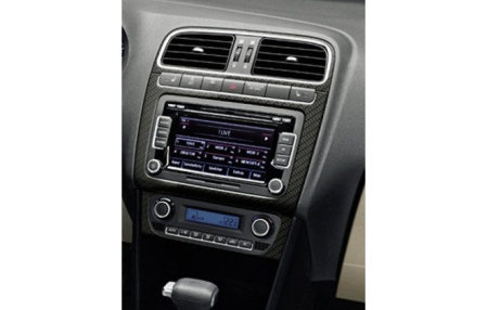 Отделка центральной консоли VW Polo V 2009-н.в. в стиле Carbon-Optik