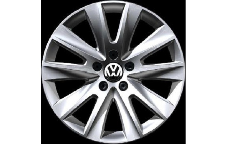 Диск литой R17 VAG дизайн Los Angeles Brillantsilber для VW Tiguan (5N) 2007-2010, Tiguan (5N) 2011-2016