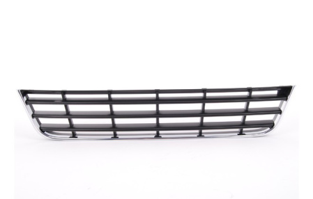 Решетка бампера VW Passat (B6) 2005-2010 черная с хромом нижняя