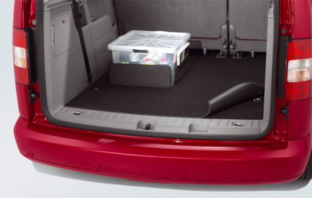 Коврик в багажник VW Caddy 2008-2010 двусторонний
