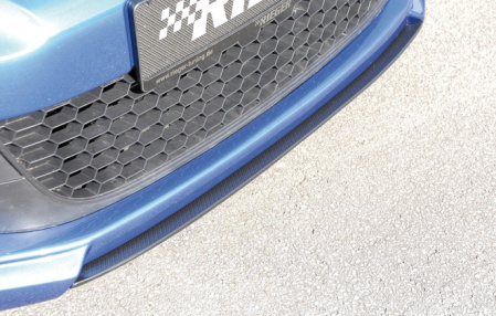 Сплиттер накладки переднего бампера VW Scirocco 2008-2014 в стиле Carbon-Optik