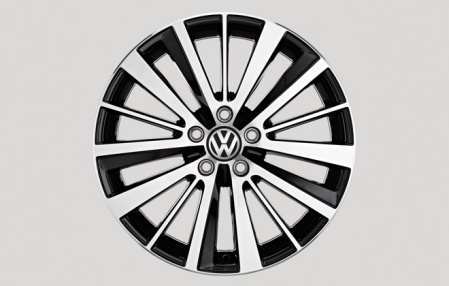 Диск литой R18 VAG дизайн Preston Schwarz для VW Golf V, Golf V GT, Golf V GTI, Golf V Variant, Golf VI, Golf VI GTI, Golf VI Variant, Golf VII, Golf Plus 2005-2008, Golf Plus 2009-н.в., Jetta V 2006-2010, Jetta VI 2011-н.в.