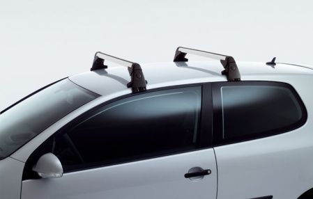 Поперечные рейлинги для багажной системы VW Jetta V 2006-2010 серебристые