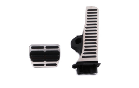 Накладки на педали Audi TT Coupe (8J) 2007-2010, TT Coupe (8J) 2011-н.в., VW Eos 2006-2010, Eos 2010-н.в., Golf V, Golf V GT, Golf V GTI, Golf VI, Golf VI GTI, Jetta V 2006-2010, Jetta VI 2011-н.в., Beetle 2011-н.в., CC 2012-н.в., Passat (B6) 2005-2010, P