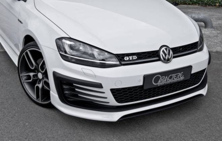 Накладка на бампер передний VW Golf VII GTI