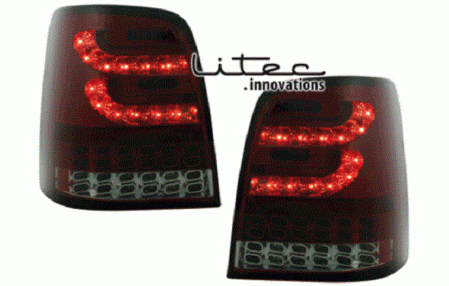 Задние фонари VW Touran 2003-2006, Touran 2007-2010, Touran 2010-н.в. светодиодные красные/дым
