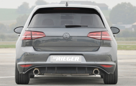 Комплект выхлопной системы VW Golf VII GTI с двумя одинарными насадками 100 мм