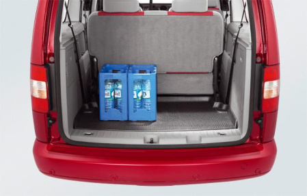 Коврик в багажник VW Caddy 2008-2010 7-местных для автомобилей с базовым полом багажника