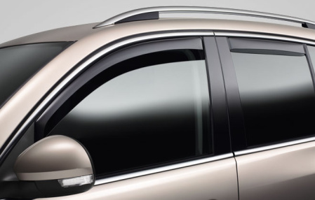 Дефлекторы на двери VW Touareg (7P) передние