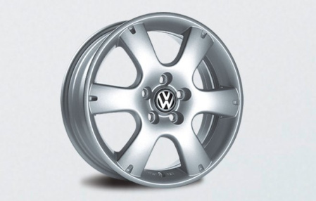 Диск литой R15 VAG дизайн Tangis Brillantsilber для VW Golf V, Golf V GT, Golf V GTI, Golf V Variant, Golf VI, Golf VI GTI, Golf VI Variant, Golf Plus 2005-2008, Golf Plus 2009-н.в., Jetta V 2006-2010, Jetta VI 2011-н.в., Touran 2003-2006, Touran 2007-201