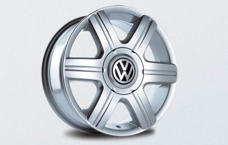 Диск литой R16 VAG дизайн Contur Brillantsilber для VW Golf V, Golf V GT, Golf V GTI, Golf V Variant, Golf VI, Golf Plus 2005-2008, Golf Plus 2009-н.в., Jetta V 2006-2010, Jetta VI 2011-н.в., Touran 2003-2006, Touran 2007-2010, Touran 2010-н.в.