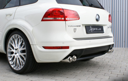 Насадки на глушитель VW Touareg (7P) 2010-2015 круглые