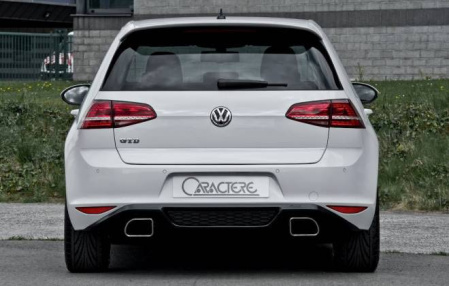 Комплект обвеса VW Golf VII GTI от компании Caractere в комплекте с глушителем