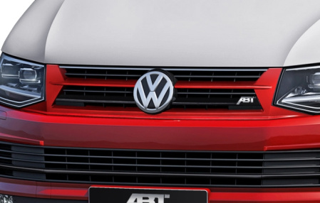 Решетка радиатора VW California (T6) 2016-н.в., Caravelle (T6) 2016-н.в., Multivan (T6) 2016-н.в., Transporter (T6) 2016-н.в. (накладка)