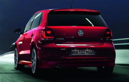 Спойлер крыши VW Polo V 2009-н.в.