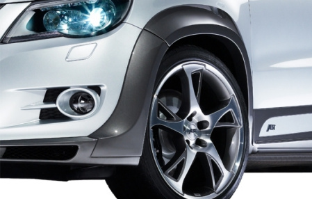 Расширители колесных арок VW Tiguan (5N) 2007-2010 для автомобилей без установленной системы "ParkAssist"