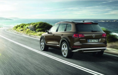 Спойлер крыши VW Touareg (7P)