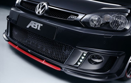 Комплект передней оптики VW Golf VI, Golf VI GTI со сплиттером бампера