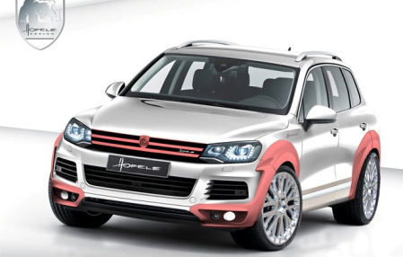 Расширители колесных арок VW Touareg (7P) 2010-2015 в комплекте с накладками переднего бампера в стиле Royal GT 470