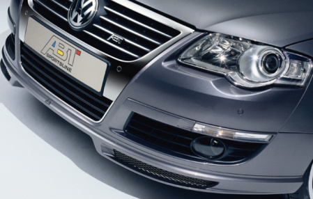 Накладка на бампер передний VW Passat (B6) 2005-2010