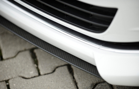 Сплиттер накладки переднего бампера VW Golf VII в стиле Carbon-Optik